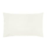 Single duvet cover set in ivory, made from 100% organic cotton with a vintage-washed softness and eco-friendly design.
