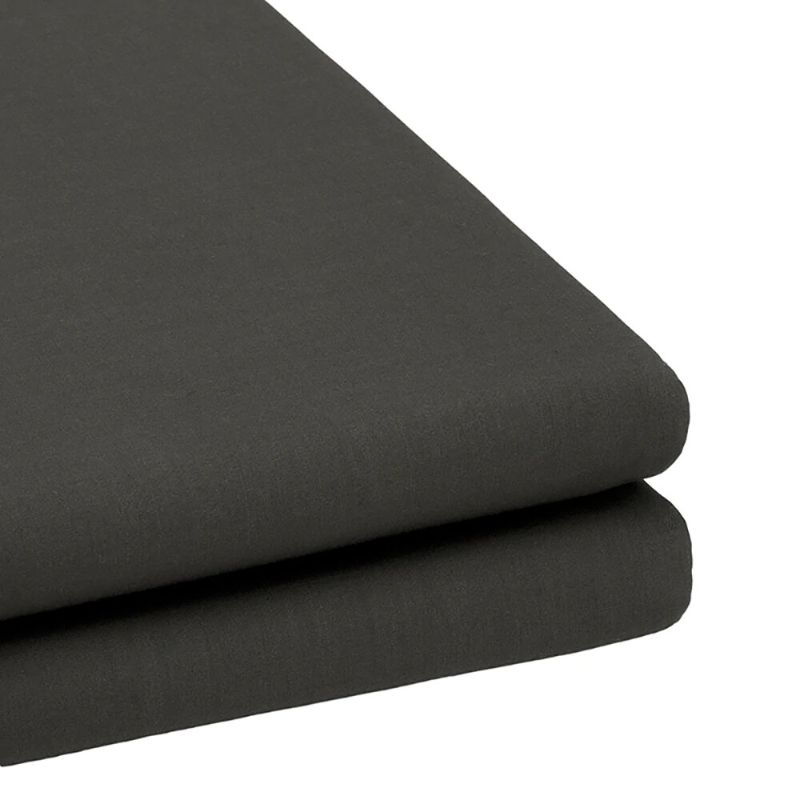 Bambury Tru Fit King Fitted Sheet in Charcoal, made of 100% cotton for a snug fit on deep mattresses, adding comfort and style.