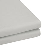 Bambury Tru Fit King Single Fitted Sheet in Silver, designed for deep mattresses, 100% cotton, snug fit with elastic edges.