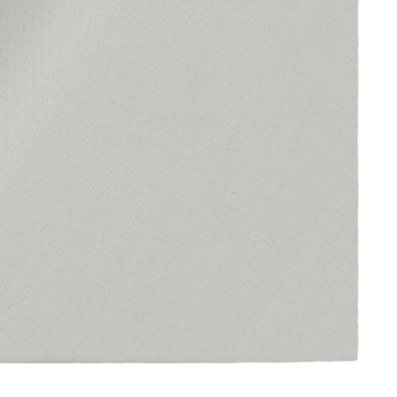 Bambury Tru Fit King Fitted Sheet in Silver, crafted from 100% cotton, designed for deep mattresses, with secure elastic edges.