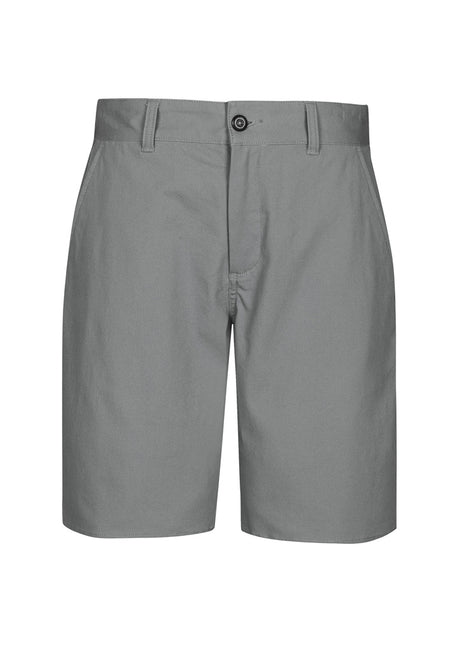 Lawson Men's Chino Short in Grey, featuring a modern fit, breathable fabric, and multiple pockets for casual style.