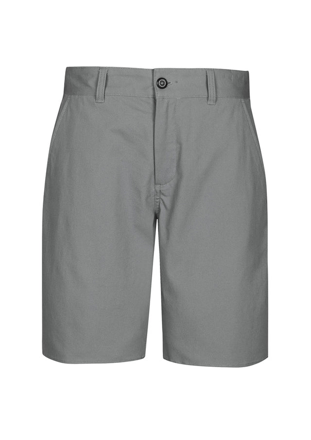 Lawson Men's Chino Short in Grey, featuring a modern fit, breathable fabric, and multiple pockets for casual style.