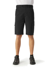 Mens Detroit Short in Stout Black, Size 92 — stylish, comfortable with pockets and Teflon® stain resistance for versatile wear.