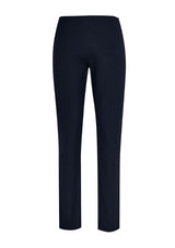 Ladies Bella Pant in Navy, Large: stylish, comfortable pull-on leggings with flattering silhouette and faux back pockets.