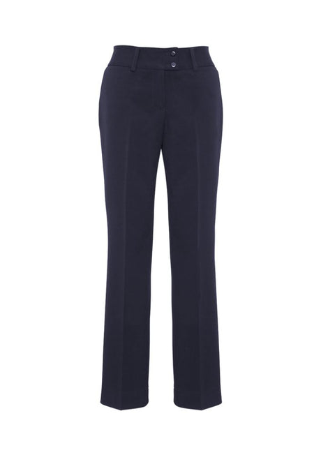 Navy Ladies Eve Perfect Pant for women, size 12, crafted from 4-way stretch fabric for comfort and style in professional settings.