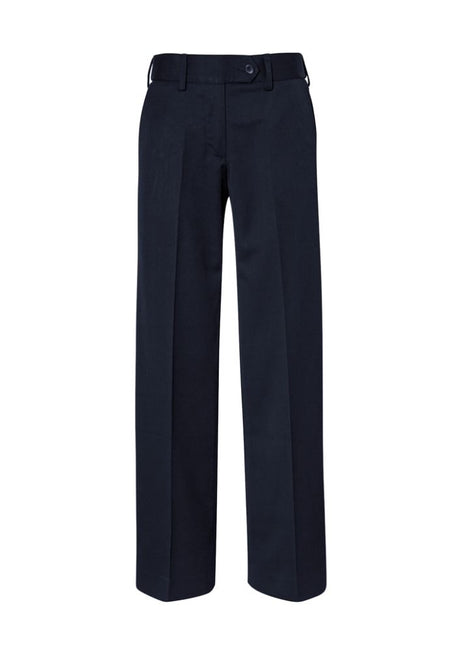 Ladies Detroit Flexi-Band Pant in navy, size 16, featuring a comfortable waistband and practical pockets for versatile styling.