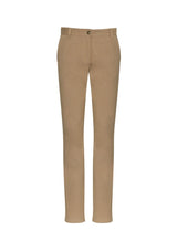 Ladies Lawson Chino Pant in Dark Stone, featuring a modern mid-rise fit and tapered legs, perfect for casual or business casual wear.