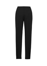 Ladies Remy Pants in black, size 4, featuring a slim leg silhouette, 4-way stretch fabric for comfort and a crease-resistant finish.