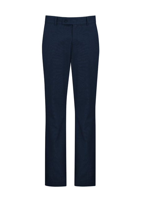 Navy Mens Barlow Pant in Size 122, featuring a modern fit, jacquard weave fabric, and practical pockets for versatile wear.