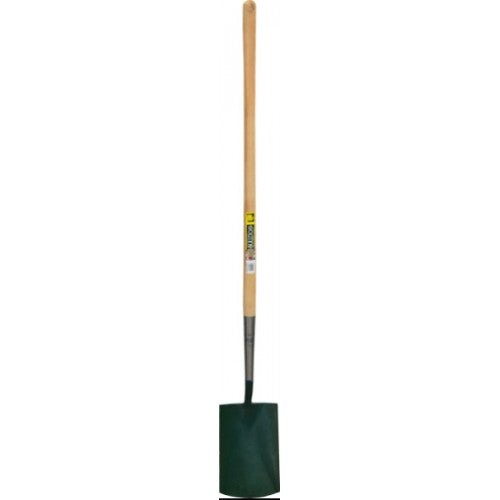 Bulldog Premier Garden Spade with long handle, stainless steel blade for easy planting, digging, and turning soil.