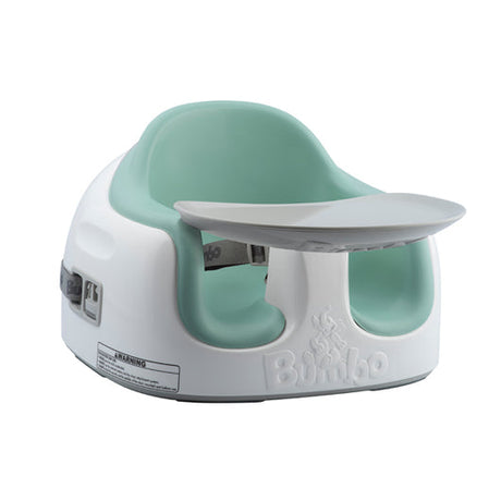 Multifunctional Bumbo Multi Seat in Hemlock, stylishly adapts for infants to toddlers, ideal for mealtimes and comfort.