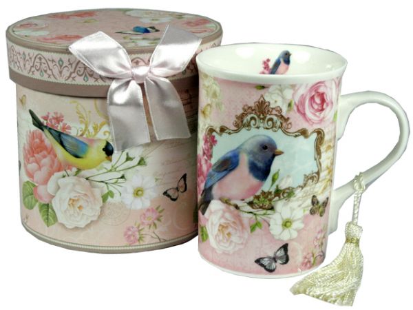 Mug in Gift Box - Blue Bird