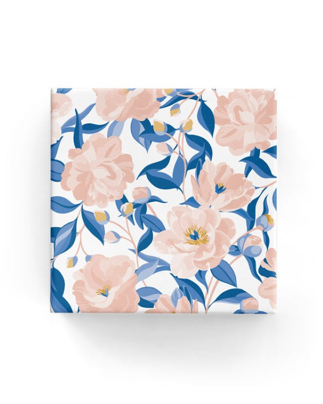 Wrapping Paper - Camillia Wrap Pink Blue