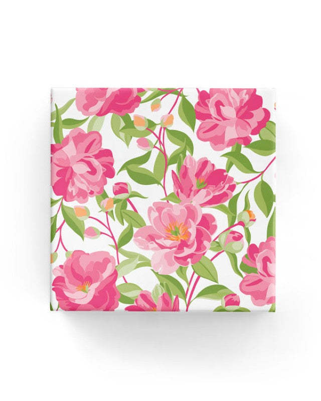 Wrapping Paper - Camillia Wrap Hot Pink Lime
