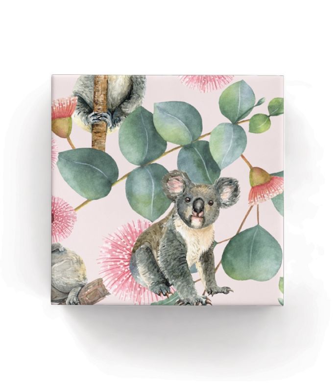 Wrapping Paper - 60cm Koala & Blossom Matte Wrap