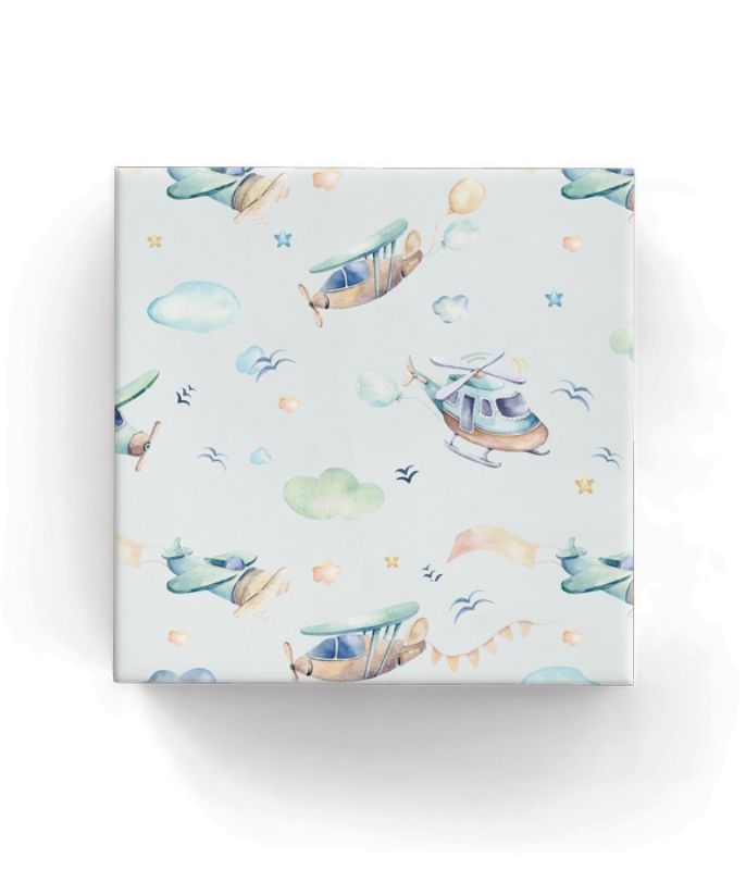 Wrapping Paper - 60cm Planes Matte Wrap