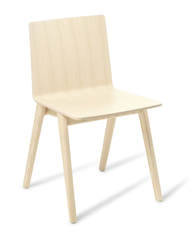 Elegant Ash Timber Chair featuring a blend of Italian design and Japanese aesthetics, made from durable bleached ash timber.