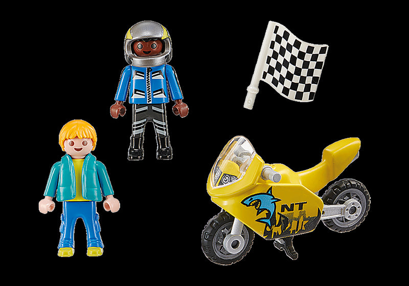 Playmobil - Boys with Motorcycle