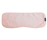 Soft baby pink burp cloth measuring 24cm x 65cm, designed for stylish and functional feeding protection for infants.