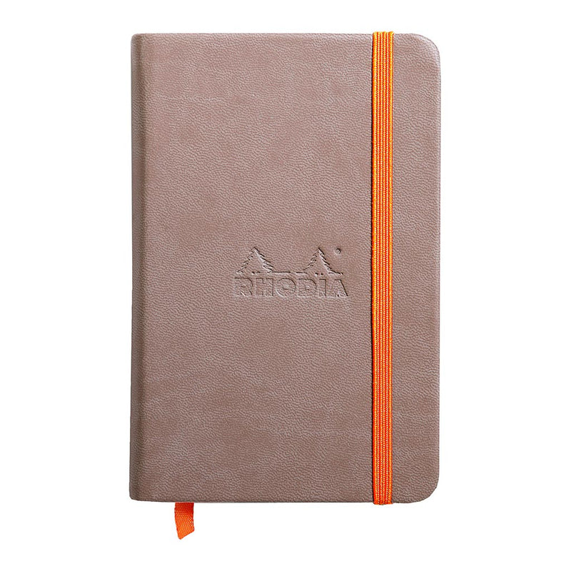 Rhodiarama Hardcover Notebook Pocket Lined Taupe