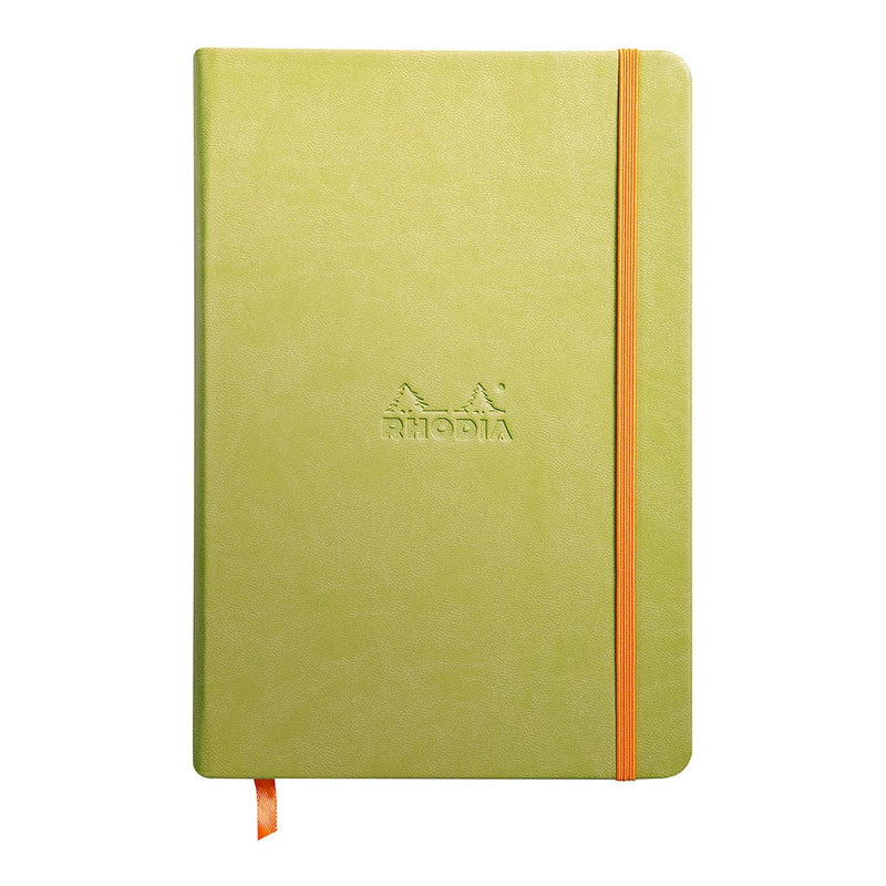 Rhodiarama Hardcover Notebook A5 Lined Anise Green