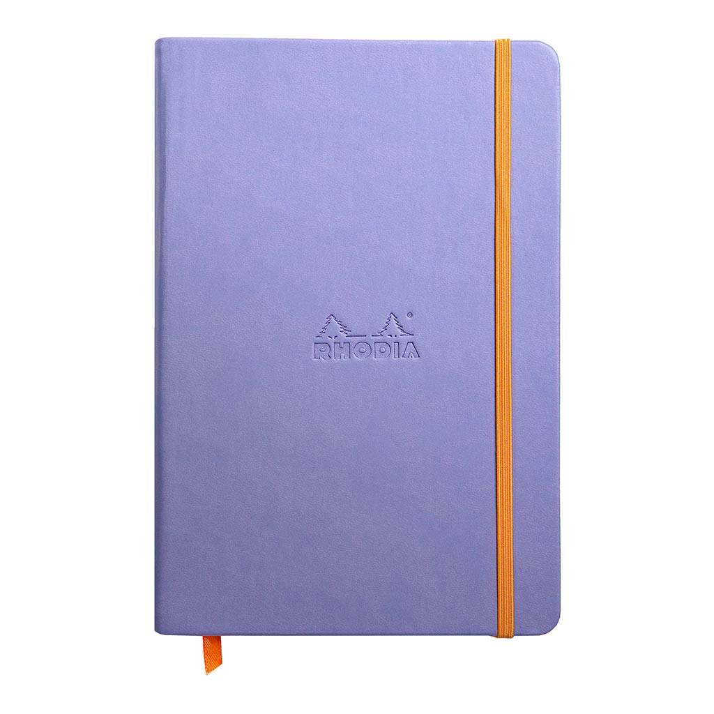 Rhodiarama Hardcover Notebook A5 Lined Iris Blue