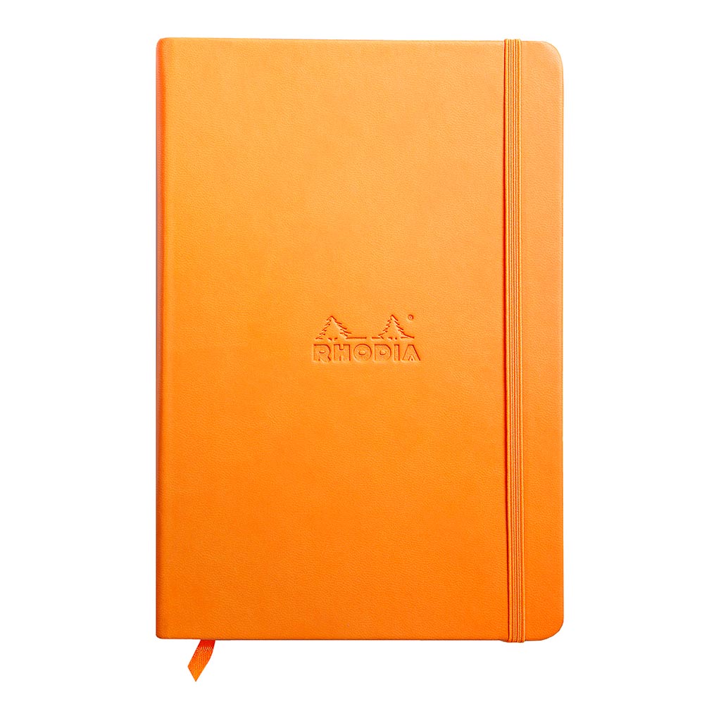 Rhodiarama Hardcover Notebook A5 Lined Orange