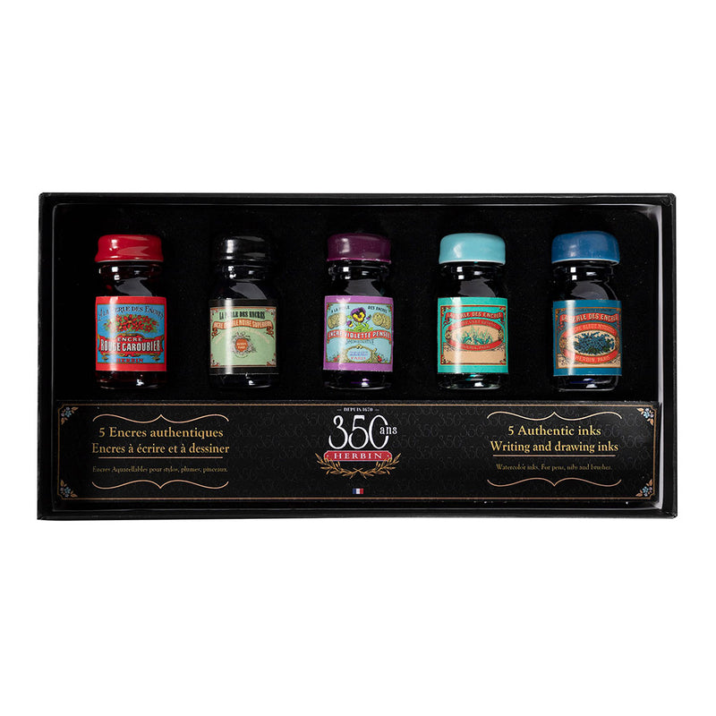 Jacques Herbin 350th Anniversary Ink 10ml, Pack of 5