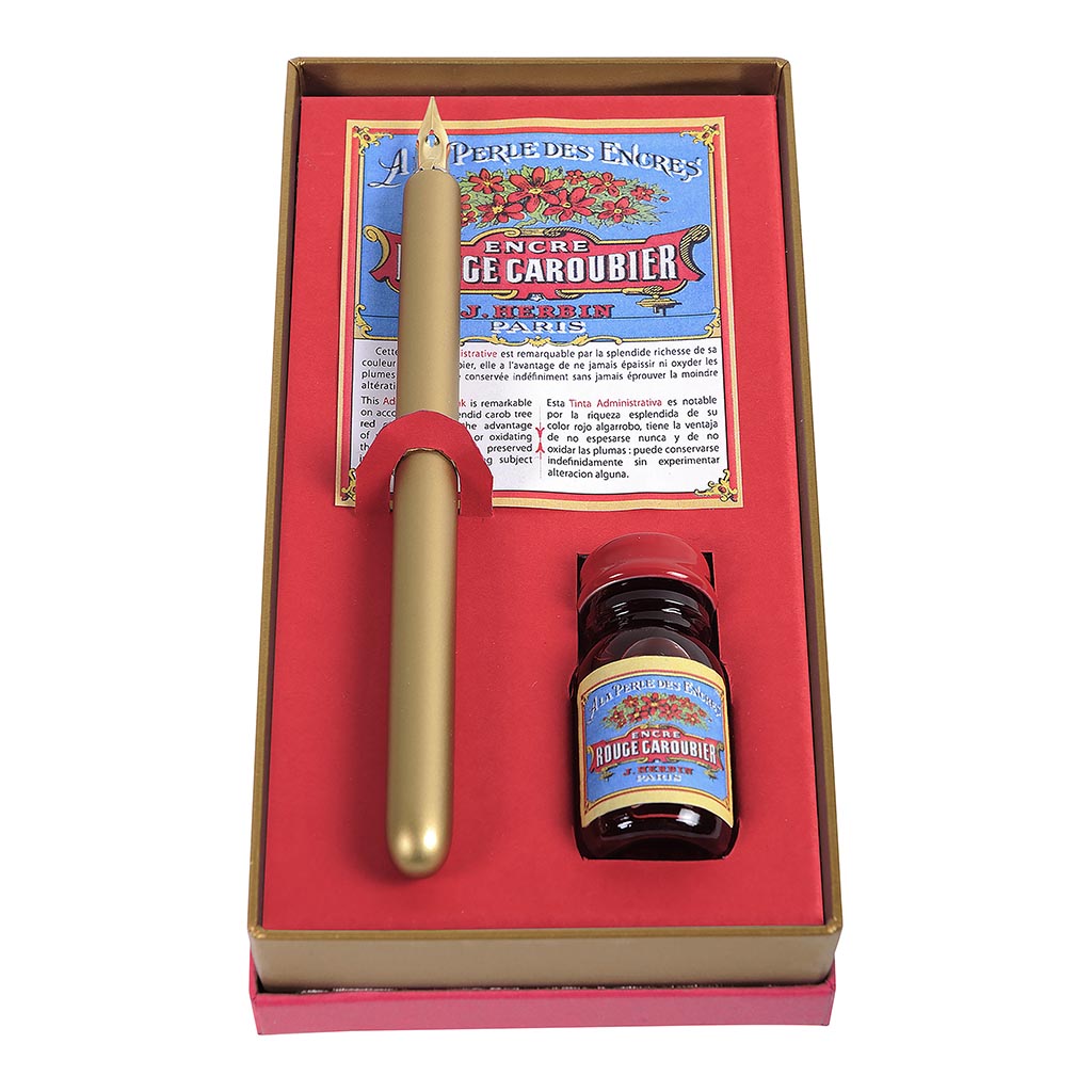 Herbin Traditional Writing Set Rouge Caroubier