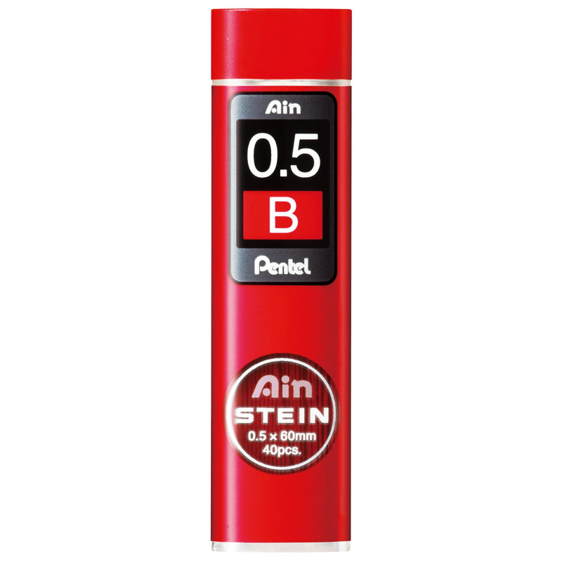 Pentel Ain Stein Leads B 0.5mm Tube/40 Bx12 -12 units