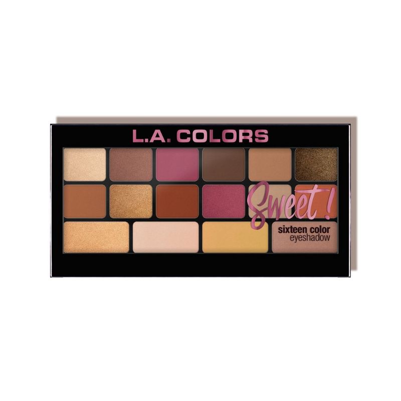 LA Colors Sweet! 16 Colour Eyeshadow - Brave