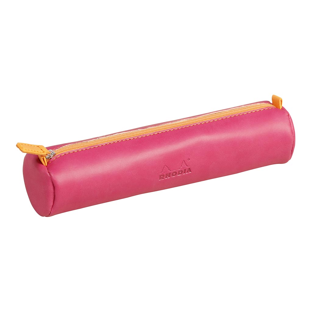 Rhodiarama Pencil Case Round Raspberry