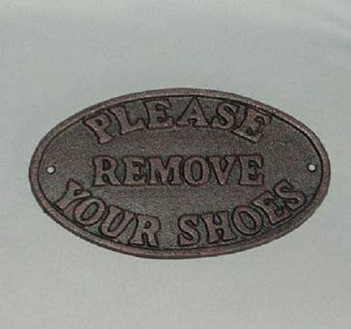 Sign - Please Remove Your Shoes