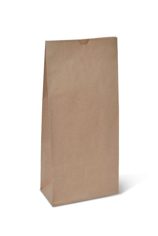Heavy Duty Paper Bags in brown, 350 x 160 x 85 mm, pack of 50, durable, eco-friendly, freestanding design for easy loading.