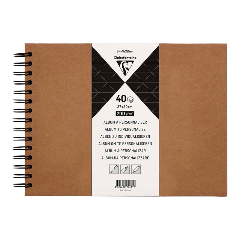 Clairefontaine Hardcover Album 27x20cm Kraft