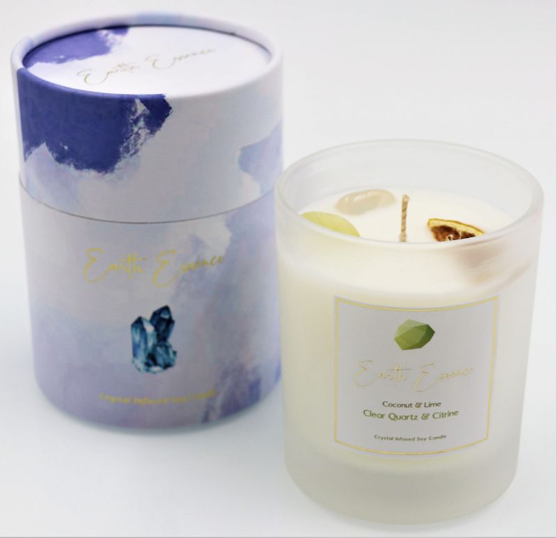 Soy Wax Candle - Crystal Coconut and Lime (9.3cm)