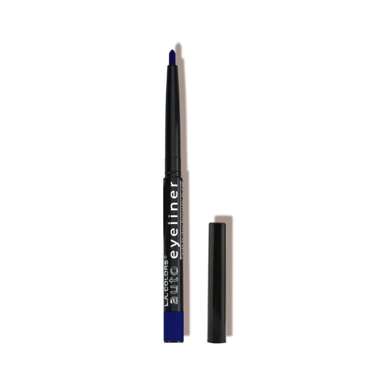 Smudge-proof retractable navy eyeliner pencil for precise application and long-lasting, vibrant color. Perfect for dramatic or subtle looks.