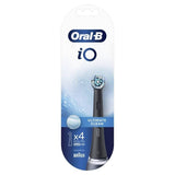 Braun Oral-B iO Refill 4pk features advanced micro-vibration brush heads for superior plaque removal and optimal dental health.