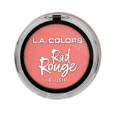 LA Colors Rad Rouge Blush in Bodacious showcases a silky, blendable formula for a radiant, sun-kissed glow on all skin tones.