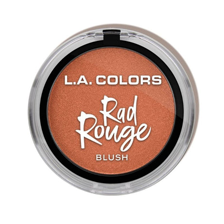 Vibrant LA Colors Rad Rouge Blush in 'For Sure' shade, creamy texture for effortless application and a flawless finish.