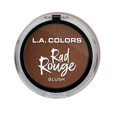 LA Colors Rad Rouge Blush in Psych: vibrant, ultra-smooth formula for a seamless application and long-lasting healthy glow.