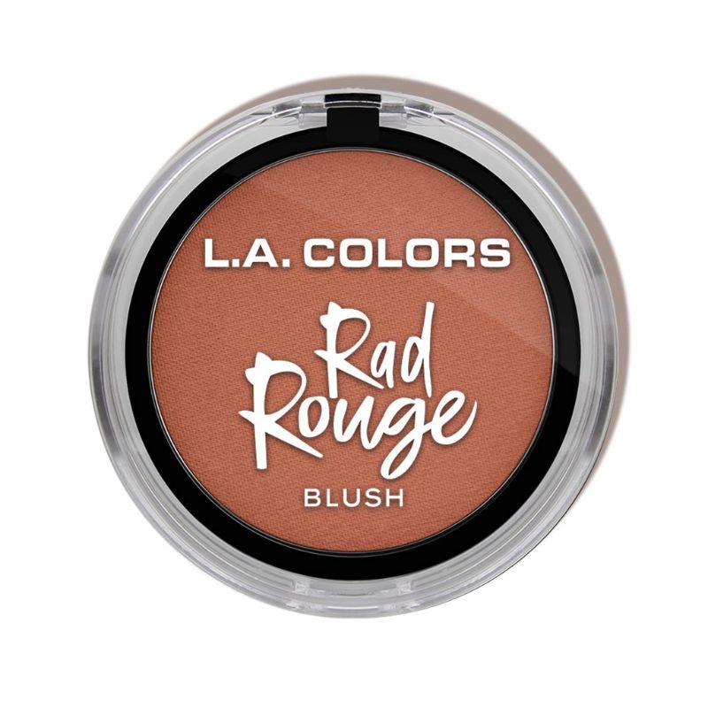 LA Colors Rad Rouge Blush in Icon, a lightweight formula for a radiant glow or bold look, ideal for all skin types.