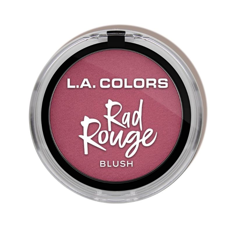 LA Colors Rad Rouge Blush in Radical, ultra-pigmented for a radiant glow, blends smoothly for a natural or bold look.