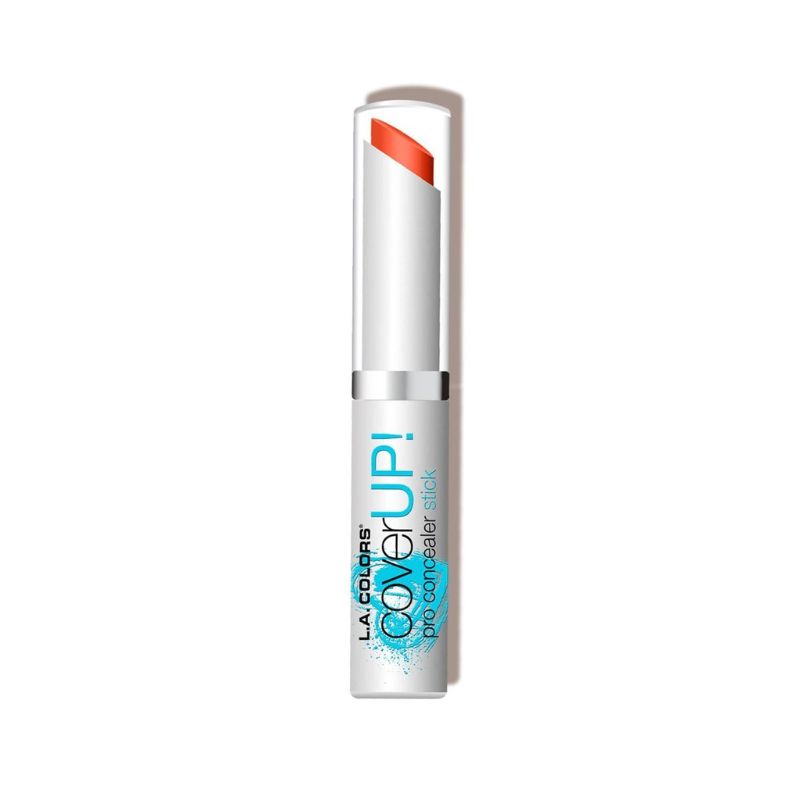 LA Colors Pro Concealer Stick in Pure Orange, perfect for neutralizing dark circles and skin imperfections with easy application.