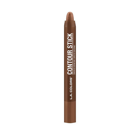 LA Colors Skinny Contour Stick - Bronzer for easy highlighting and contouring, features a creamy texture for a natural glow.