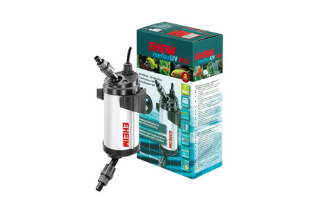 Eheim UV Sterilizer Reeflex 350: Efficient UV-C clarifier for clear water in aquariums up to 350 liters, reducing harmful microorganisms.