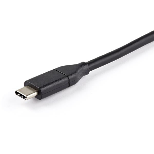 USB C to DisplayPort 1.4 cable (1 m) for 8K video, bidirectional support, HBR3, and clean installation without clutter.