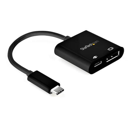 USB-C to DisplayPort adapter enabling 8K resolution at 30Hz, with Power Delivery for charging devices while streaming.