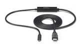 USB-C to HDMI Adapter Cable - 2m, connects devices to 4K displays, supporting resolutions up to 3840 x 2160 at 30Hz.