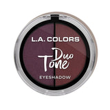 Duo tone eyeshadow palette in Merlot with 16 shades, mirror, and applicator for versatile eye looks.